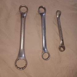 3 Snap-on Box-End Wrench Hand Wrenches