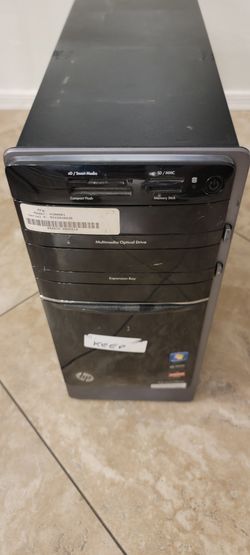 HP Pavilion P7-1254 Desktop.  Windows 10, 8GB ram, AMD QUAD CORE CPU