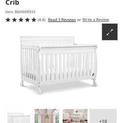 Baby Crib And Mattress 