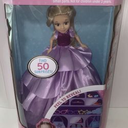 LIKE NASTYA - Fancy Princess Surprise Nastya - 8" Doll - 50 Surprises