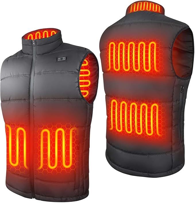 SNOW DEER Heated Vest for Men with Battery Pack,