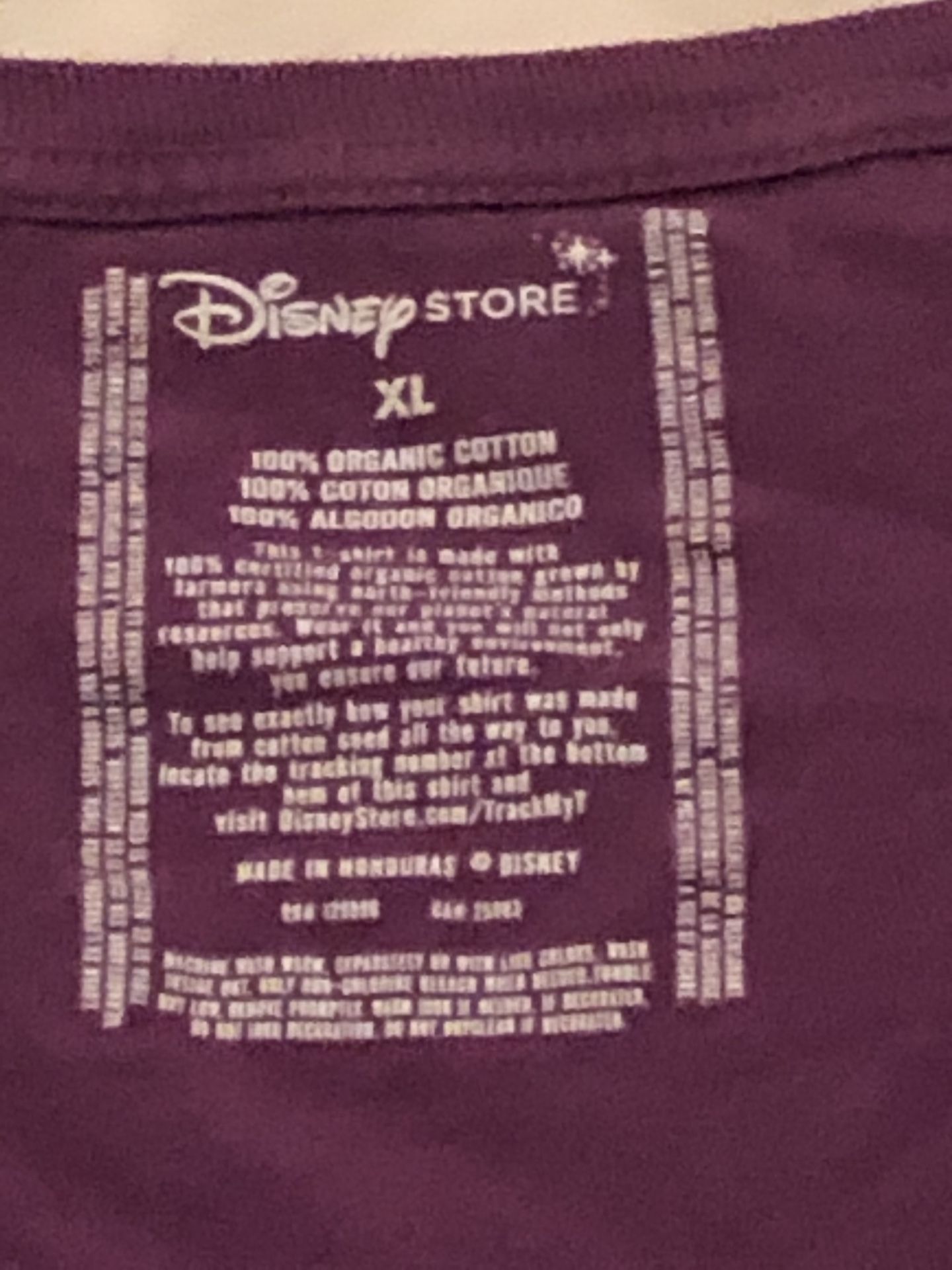Disney Store XL Tinkerbell purple t shirt women 🥳includes free gift !