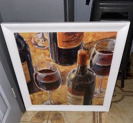 Wine kitchen frame