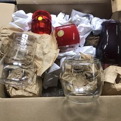 Antique Kerosene Lantern Globes