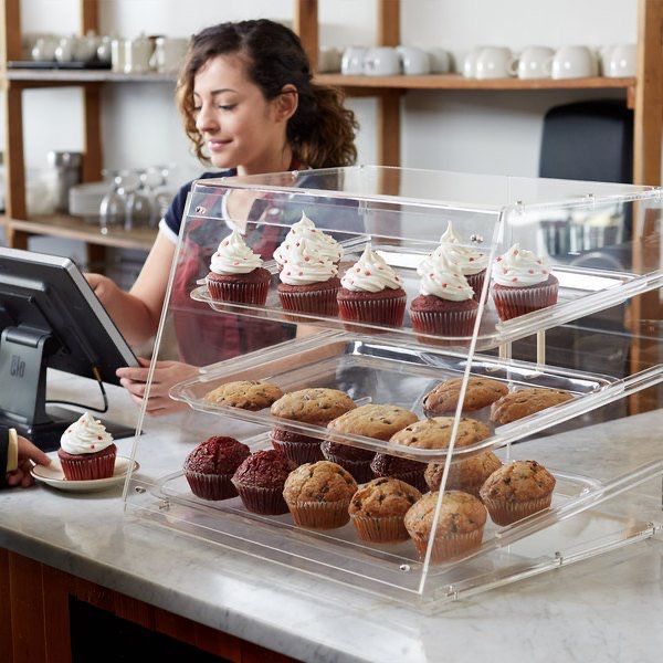 3 Tray Pastry display case