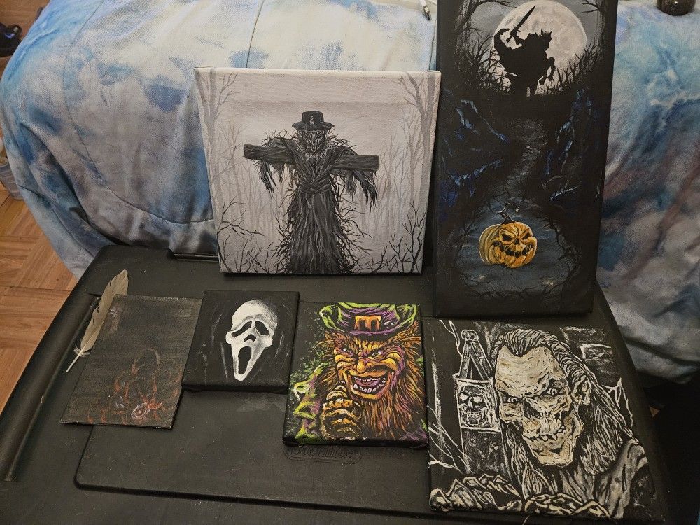 Hand painted paintings
