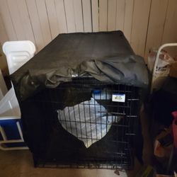 Large Dog Crate With Waterproof Cover