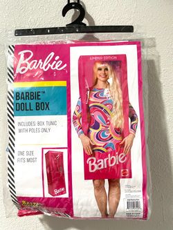 Barbie Doll Box Costume Pink