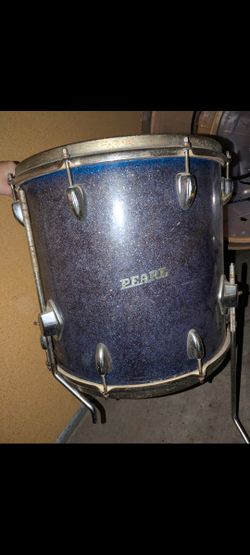 Vintage Pearl Purple Glitter Floor Tom Drum