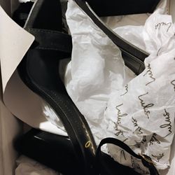 Lulus Taylor Black Block Heel Sandals