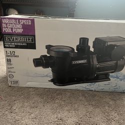 Everbilt Variable Speed In-Ground Pool Pump