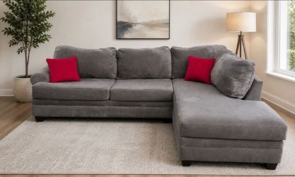 Sectional L-shaped gray can be delivered for an additional cost Presio 250