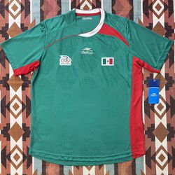 Vintage Y2K Atletica Mexico Olympics National Team Jersey Men’s Small NWT 