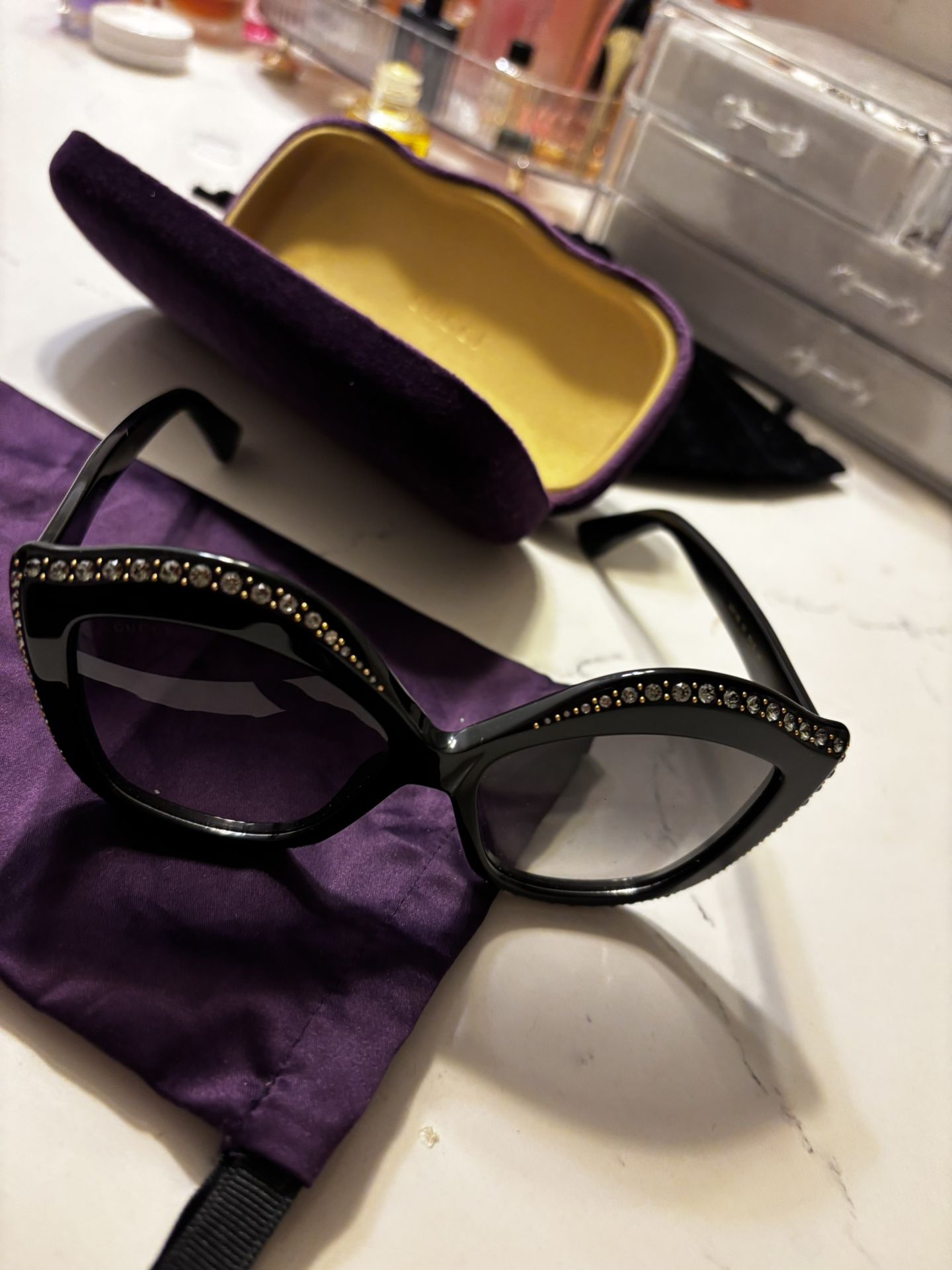 Authentic Gucci Sunglasses- Slightly Used