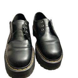 Leather Platform Casual Shoes