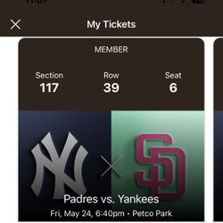 Padres Vs Yankees Friday Tickets 