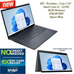 HP Pavilion - 2-in-1 14" - Intel Core i3 - 8GB - 256GB SSD - Space Blue "H91064"