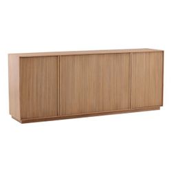 84” Light Natural Modern Sideboard, Free Delivery ✅ Solid Wood Modern Sideboard 