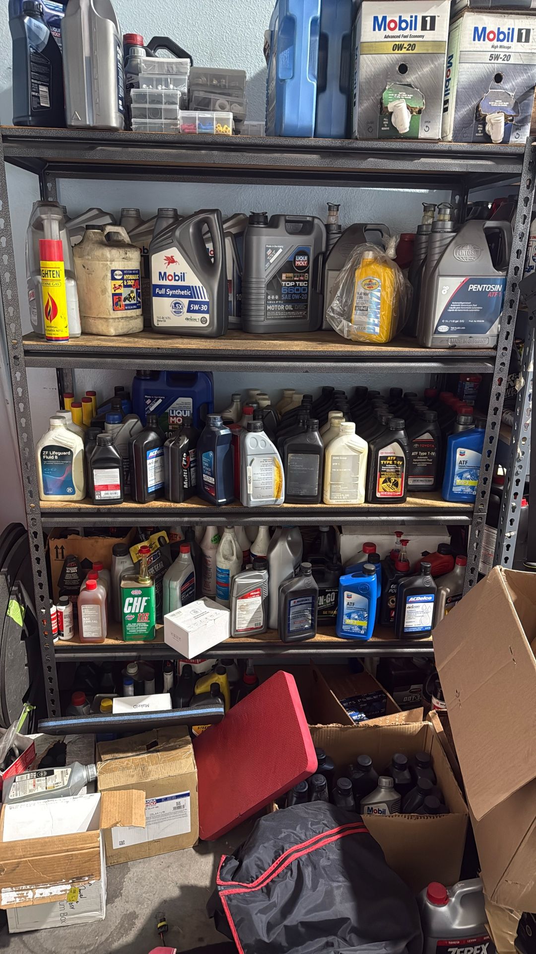 Closing Shop Engine Oil, Coolant, Filters Fluids