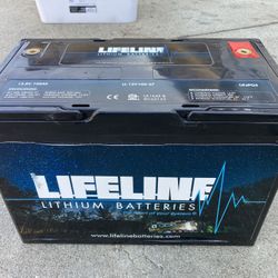 105AH Lifeline Lithium LiFePO4 RV -NOT AGM Battery 