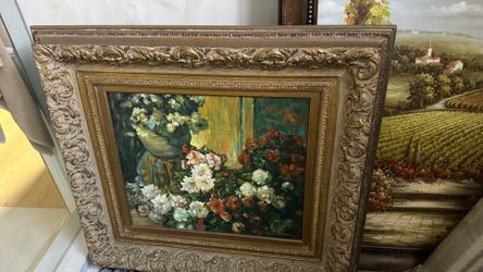 Painting With Antique Frame
