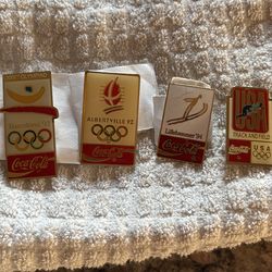 Coca Cola Olympic pins