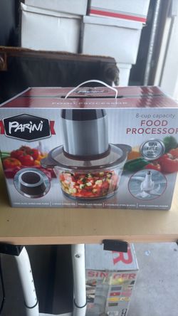 Panini 8 cup food processor