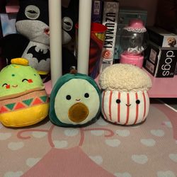Mini Squishmallow 3-pack