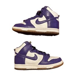 Nike Dunk High WMNS Varsity Purple DC5382-100 Size 6.5W Used City Attack 2020