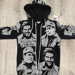 Assali Hoodie Grey And Black Authentic 