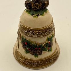 Vintage Napco Christmas Bell X-8665