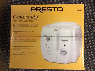 Presto cool daddy fryer brand new sealed