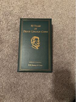 50 Years of Proof Lincoln Coins Complete Set