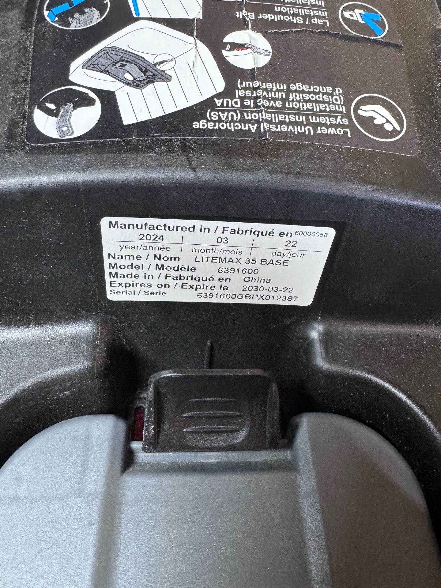 Evenflo base lite max
