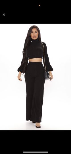 Fashion nova XS Black Pants Set