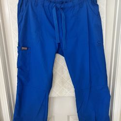 Cherokee Women Scrubs Pant Workwear Originals Drawstring Cargo 
