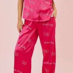Hello Kitty Silk Pjs 