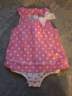 Baby Girl Romper, Size 12 months