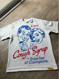 Awful Lot Of Cough Syrup White T-Shirt