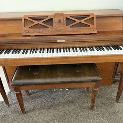 Kincaid Console Piano & Bench