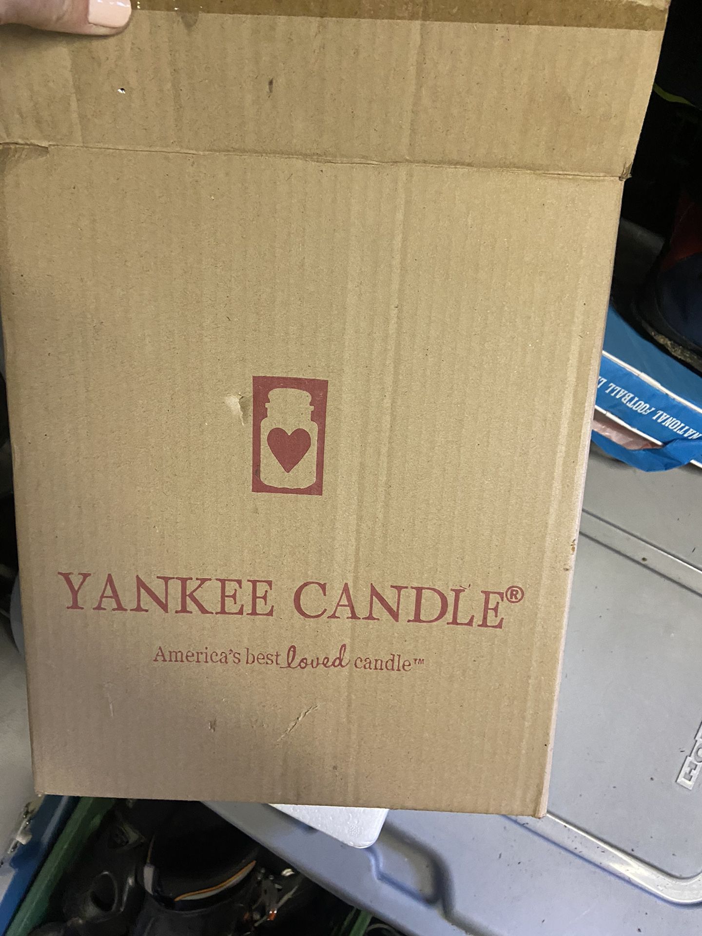 Yankee candle cylinder set never used