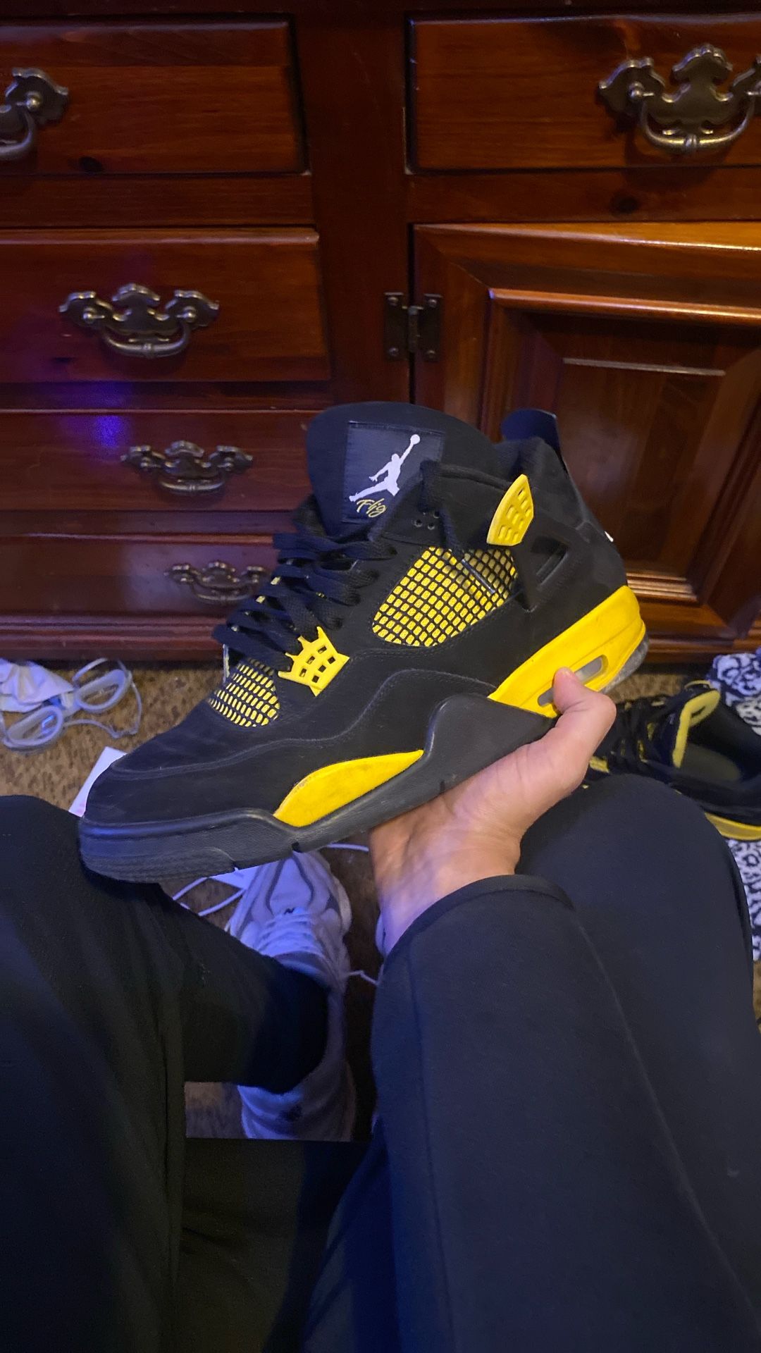 hoodie and shoes
