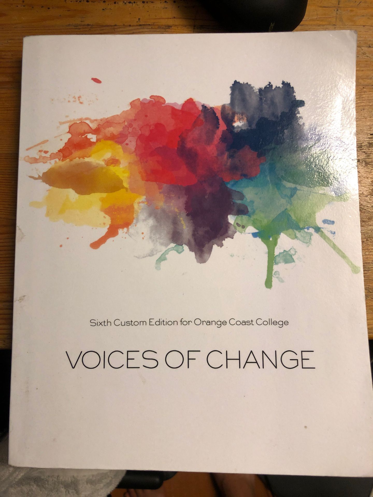 Orange coast college voices of change 6th edition