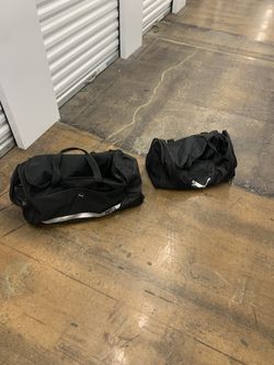 Suitcase, sports bag