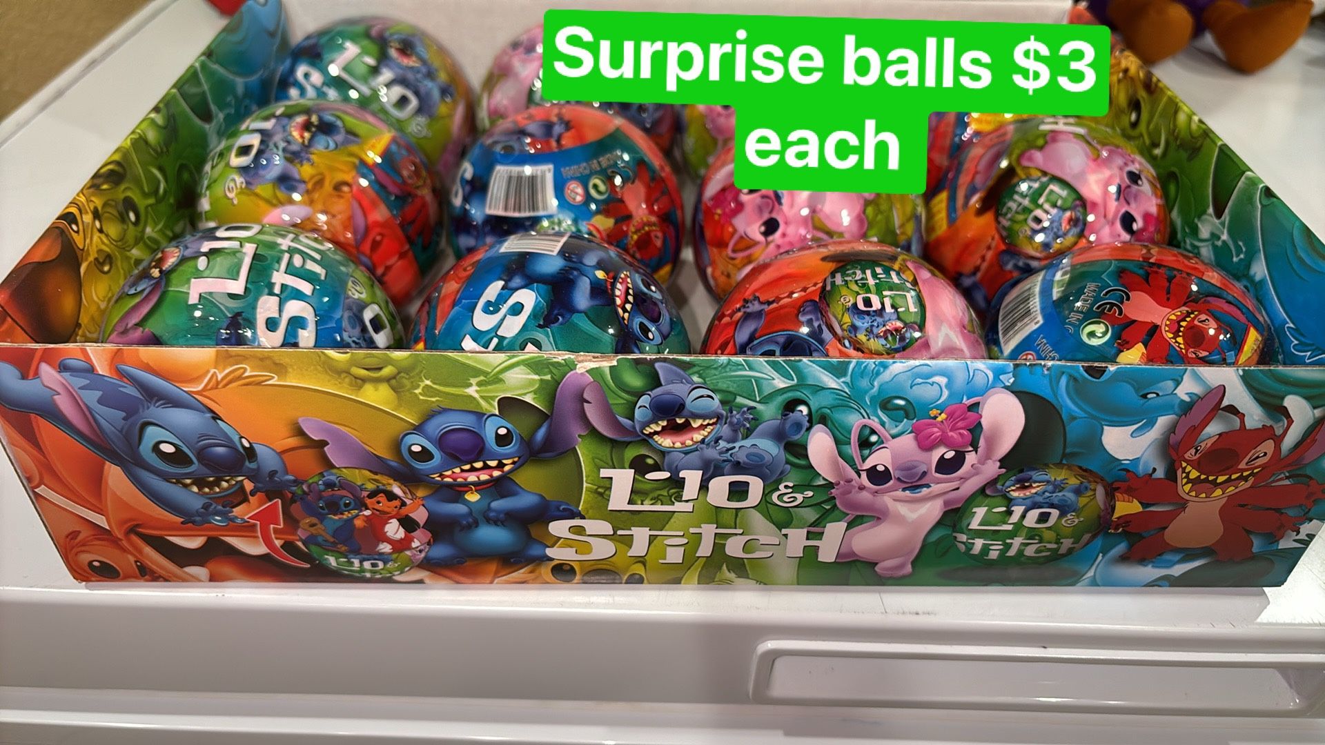 Pokemon, Stitch, Sonic & Marvel Surprise balls