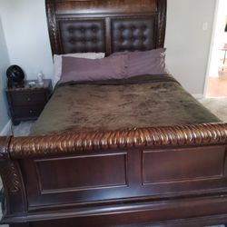 Queen Size Bed(Hard Wooden)