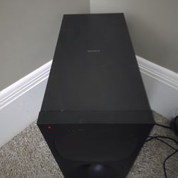 Sony Sound Bar And Subwoofer 