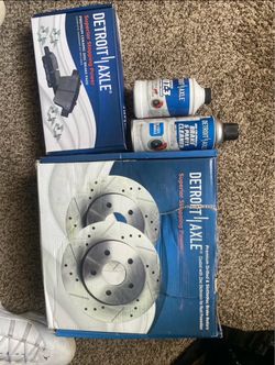 Detroit Axle Brake Rotors & Ceramic Pads Bundle – New