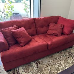 2 Red Couches