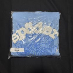 Sky Blue Sp5der Hoodie 